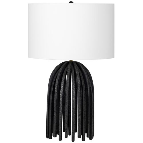 Webbed Table Lamp, Black