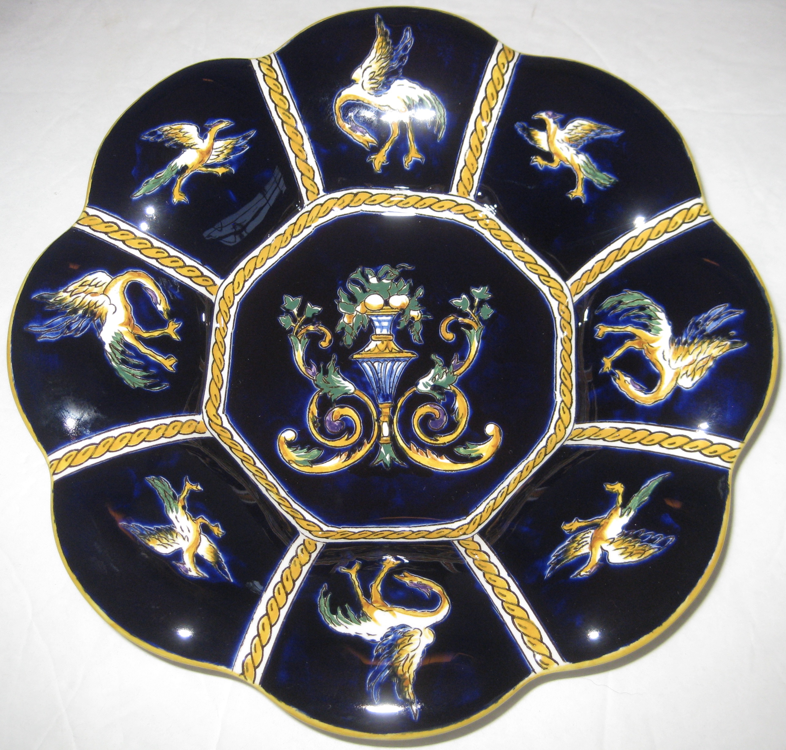 Gien French Faience Plate