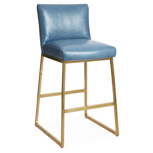 Hollas Counter Stool, Adriatic Leather~P77471548