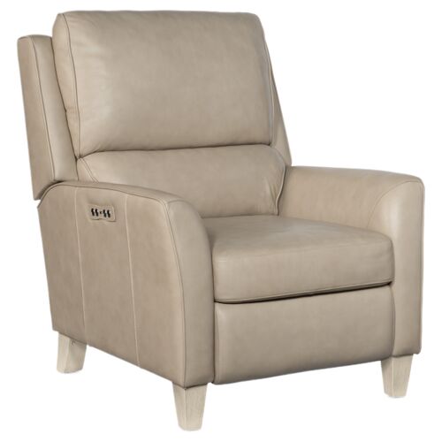 Dunes Leather Power Recliner w/ Power Headrest