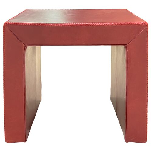 Brookhaven Leather Side Table