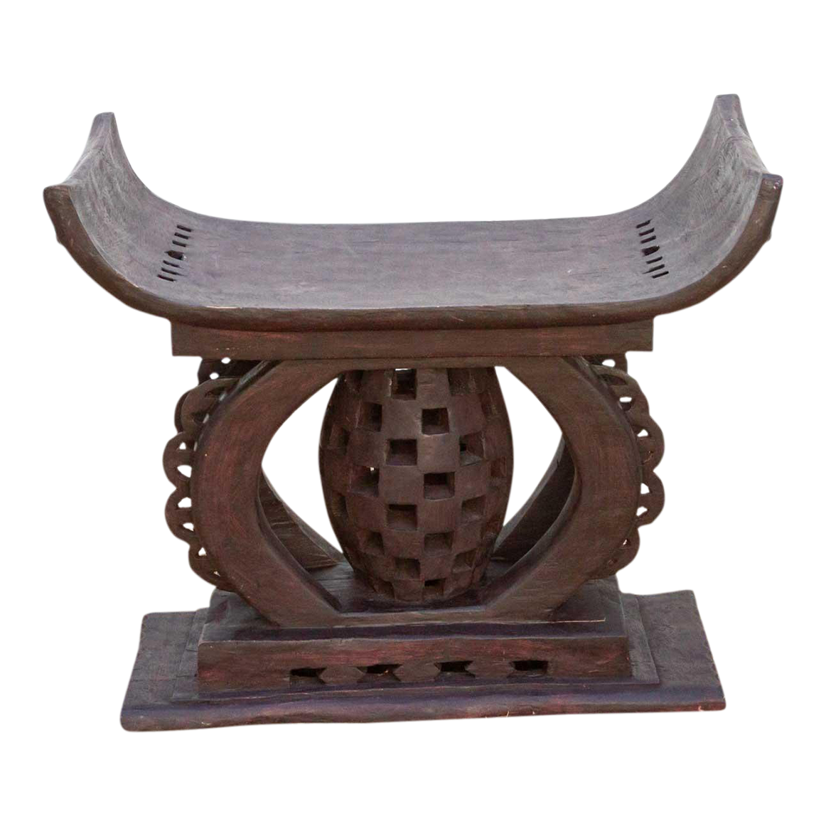 Tall Mid-Century African Asante Stool~P77706755