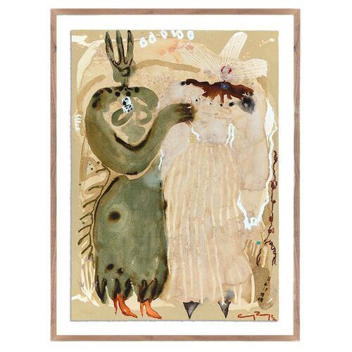 Sun King Painting by Caroline Pinney