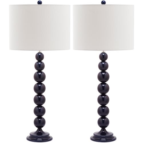 Knot Table Lamp Set, Navy Blue~P46314222