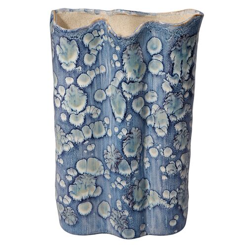Cloud Ceramic Vase, Blue