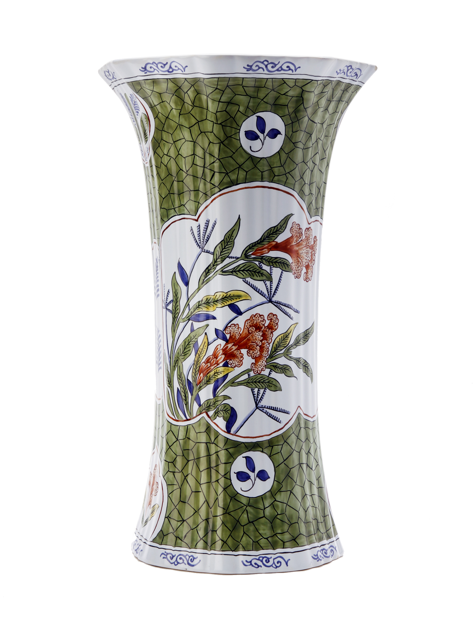 Handpainted French Favrile Vase~P77669008