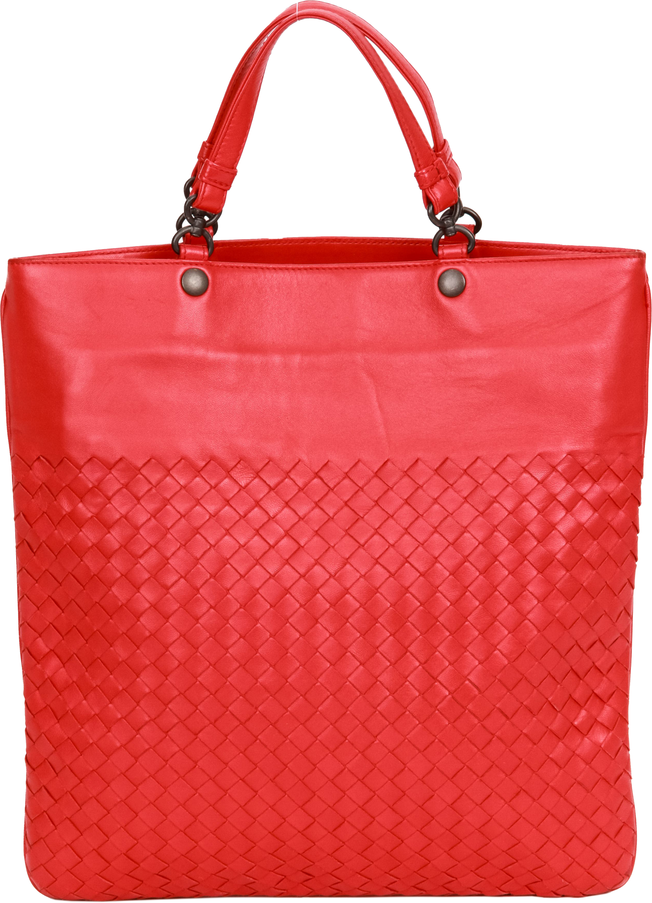 Bottega Intrecciato Red Lambskin Bag~P77633321