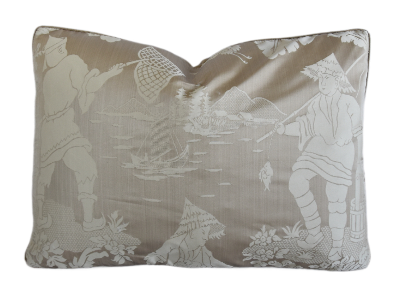 Scalamandre Silk Chinoiserie Pillow~P77729981