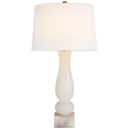 Balustrade Contemporary Table Lamp, Alabaster~P77450200