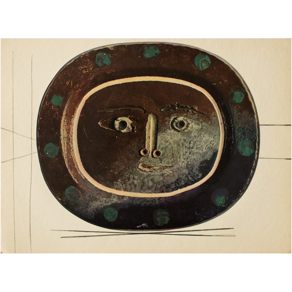1955 Picasso, Print of Ceramic Plate N2~P77660528