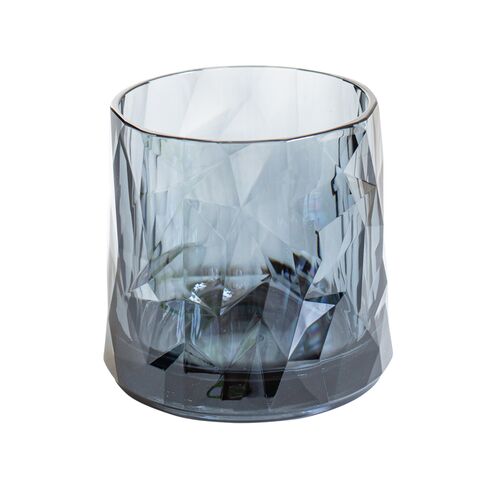 Superglass Low Ball, Smoke Gray