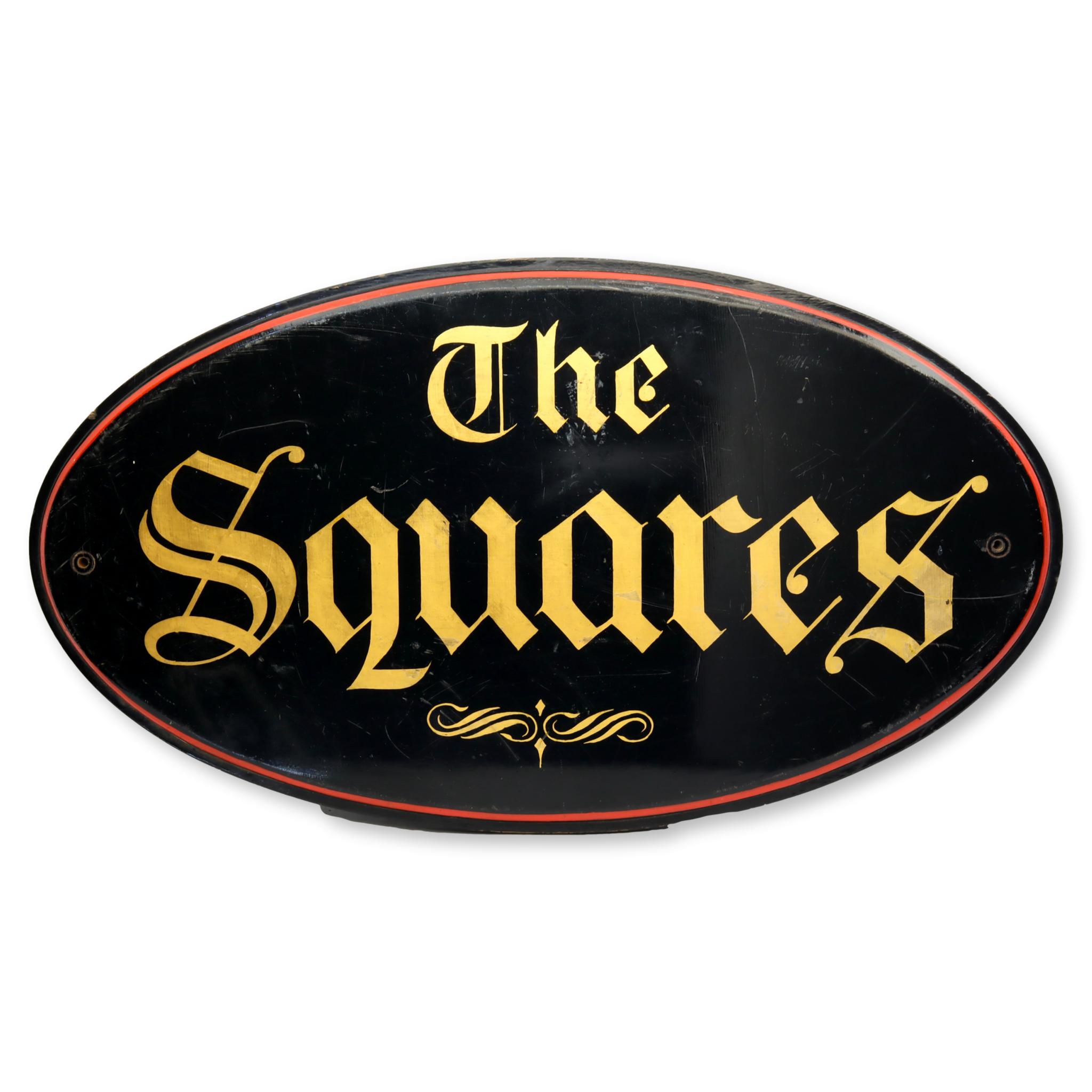 1940s "The Squares" English Pub Sign~P77660376