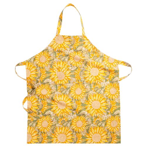 Sunflower Apron, Yellow/Green