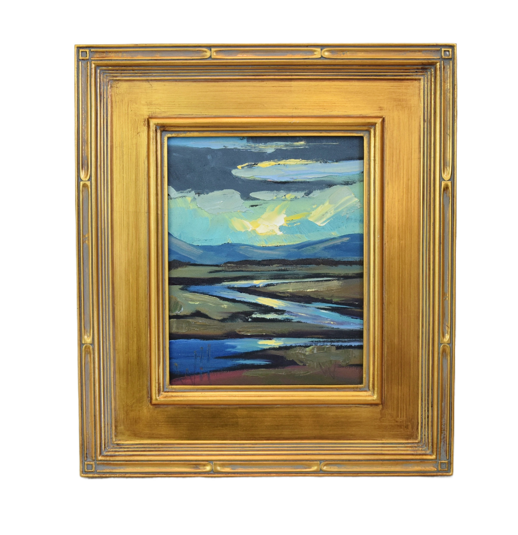 Wm. Hawkins Majestic Landscape Painting~P77688607