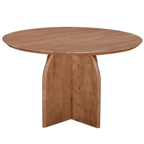 Keith 48" Round Dining Table, Natural Mango Keith 48" Round Dining Table, Natural Mango