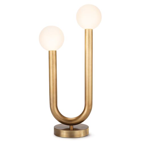 Happy Table Lamp, Natural Brass~P77614763