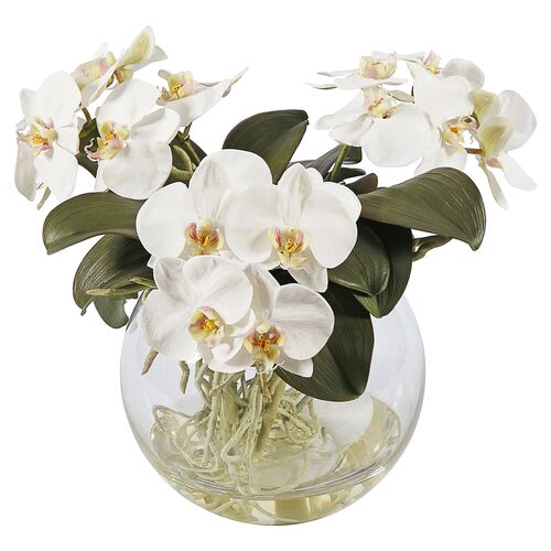 11" Paros Orchid Arrangement, Faux~P40541969
