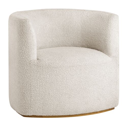 Eniko Occasional Chair, Ivory Boucle