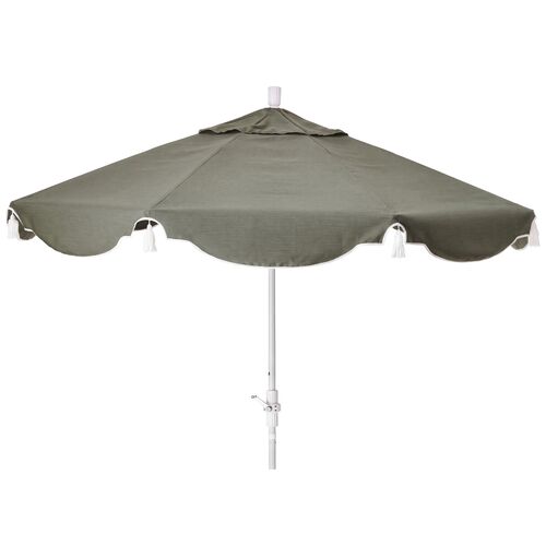 San Marco Tassel Patio Umbrella, Sunbrella San Marco Tassel Patio Umbrella, Sunbrella