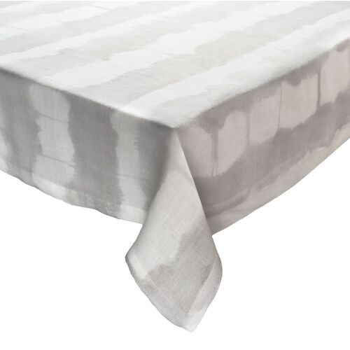Watercolor Stripe Tablecloth