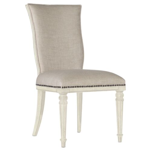 Traditions Upholstered Side Chair, Biscuit