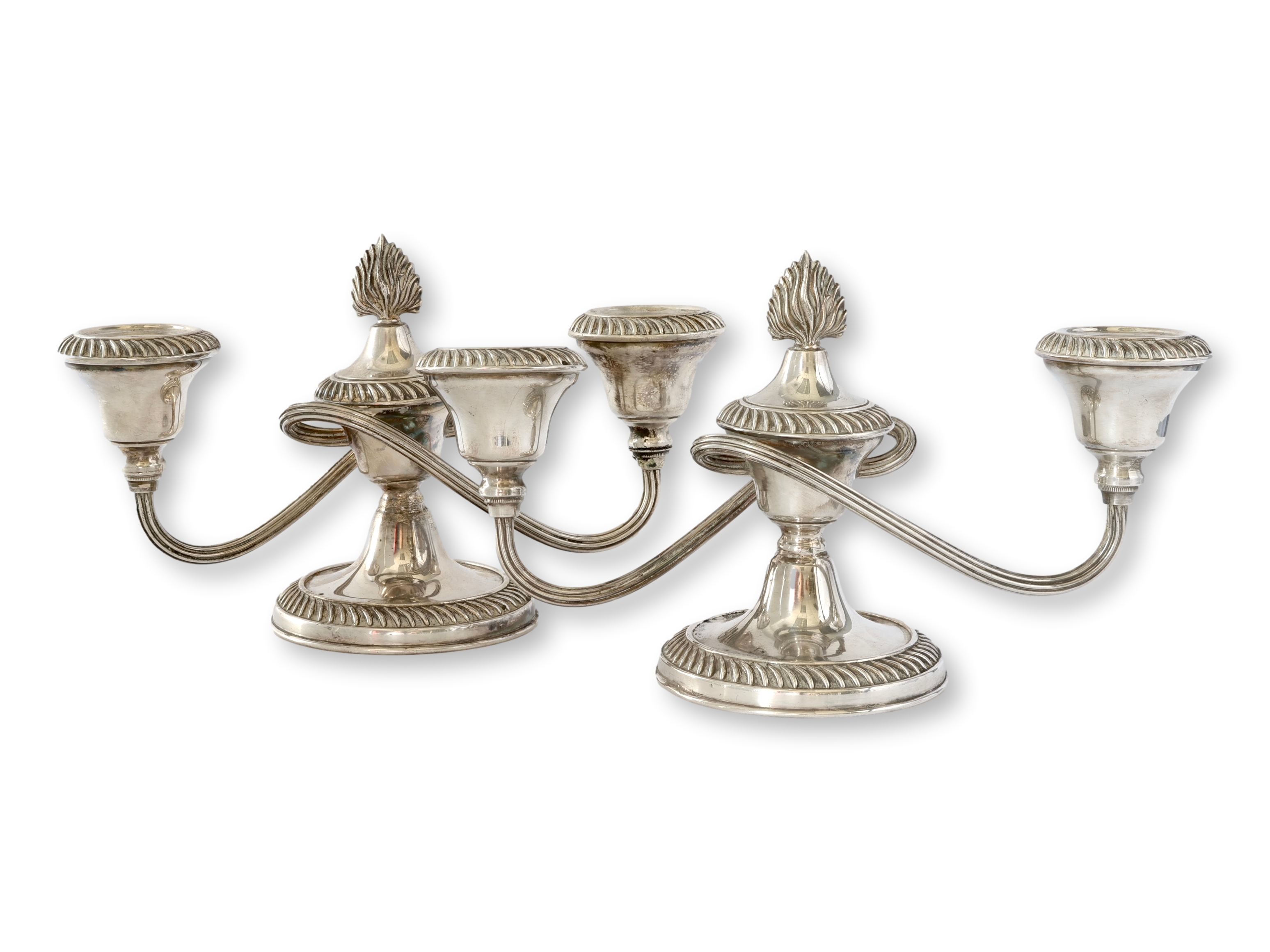 English Sheffield Plate Candelabras, s/2~P77738171