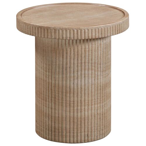 Easton Fluted Indoor/Outdoor Side Table