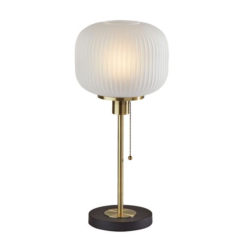 Becky Table Lamp, Black/Brass~P69529904