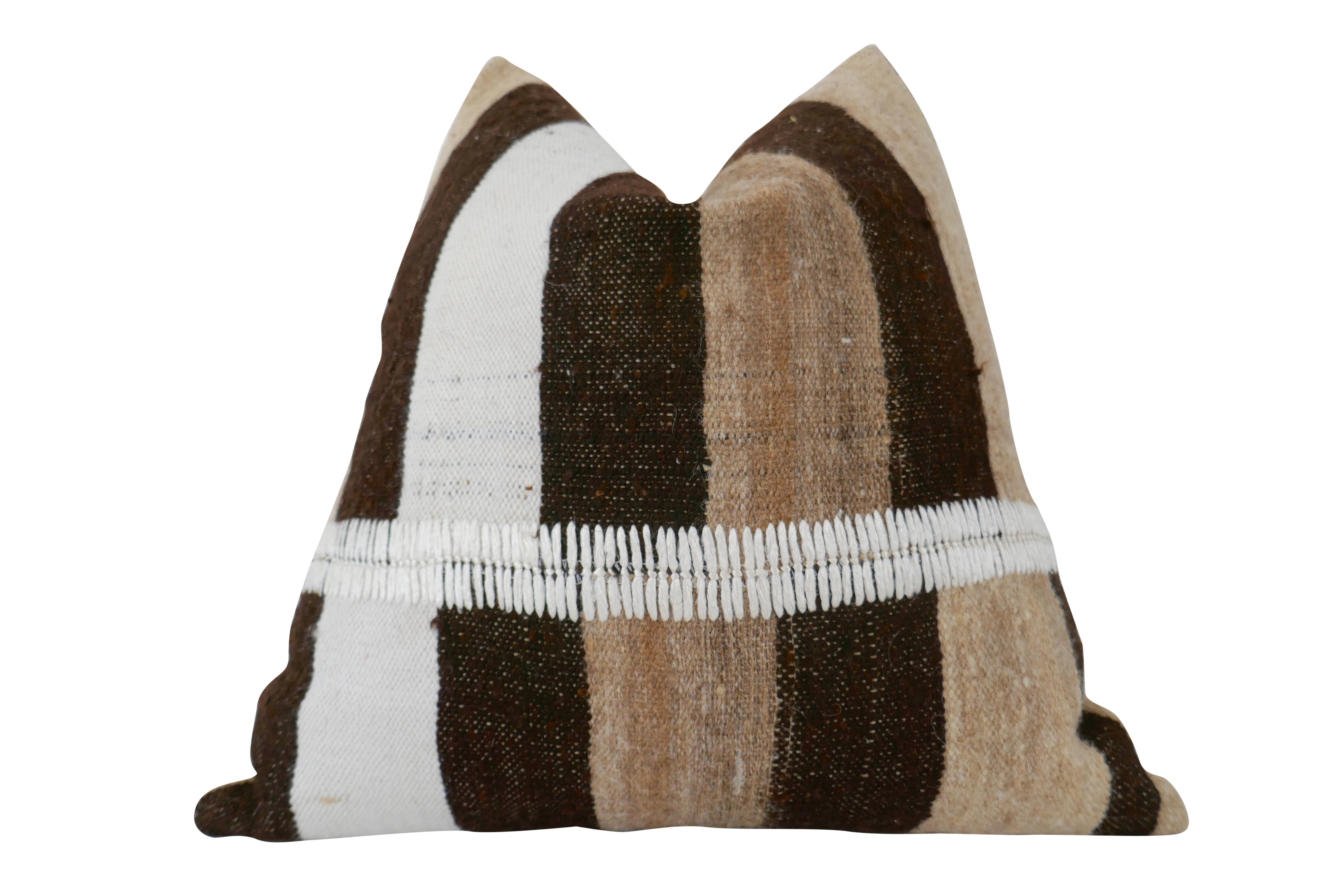 Hemp Stripe Pattern Pillow~P77664137