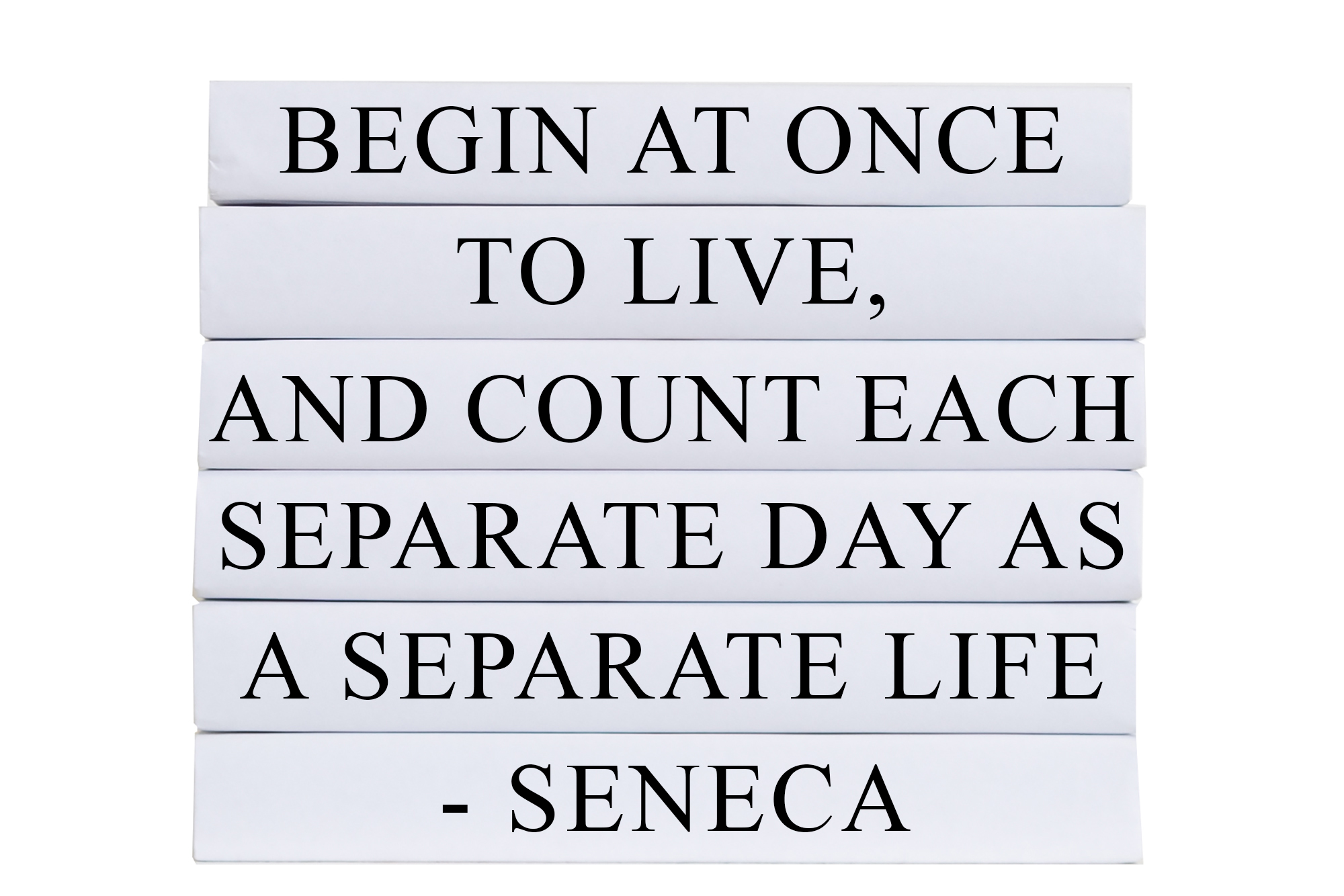 Separate Life Quote Book Stack, S/6~P77635402