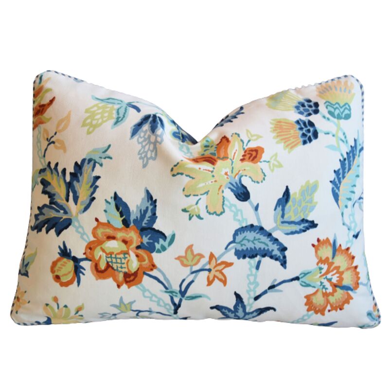 Schumacher Thistle Floral Pillow