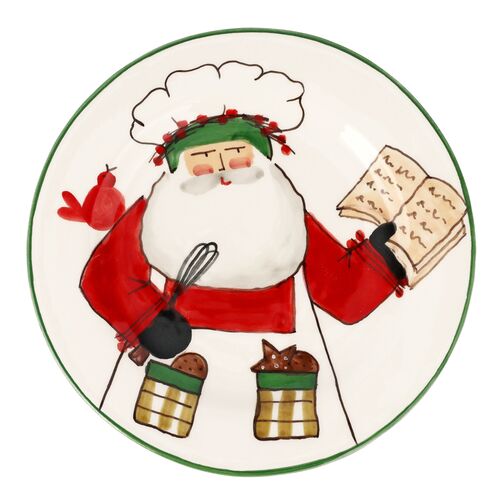 Old St. Nick 2025 Limited Edition Salad Plate, Red