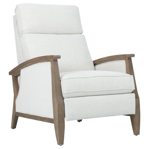 Ward Linen Power Recliner with Power Headrest, Beige Ward Linen Power Recliner with Power Headrest, Beige