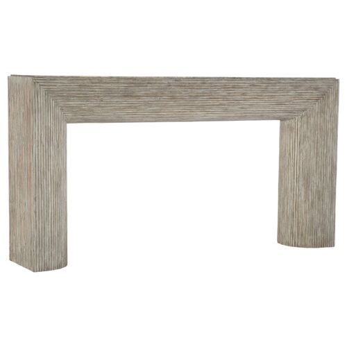 Amani Marble Top Sofa Table, Gray