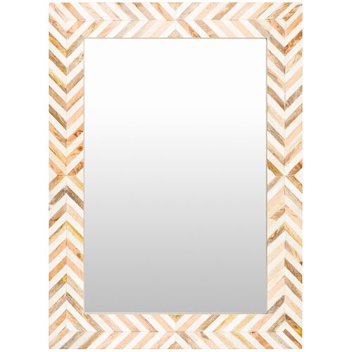 Kiara Small Rectangular Wall Mirror, Natural~P77630036
