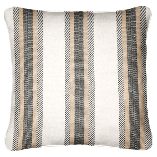 Whitmore Stripe Pillow, Café/Ivory~P77655896