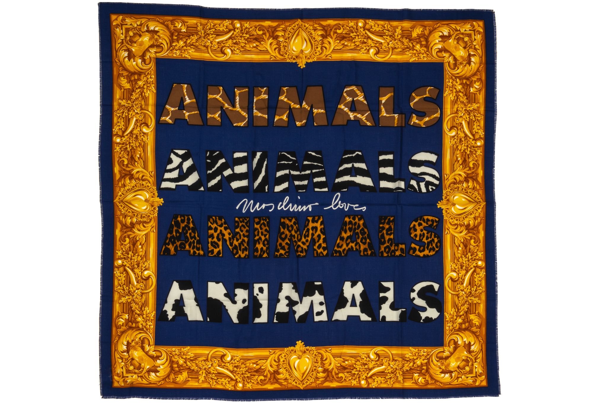 Moschino Animals Wool Shawl~P77667925