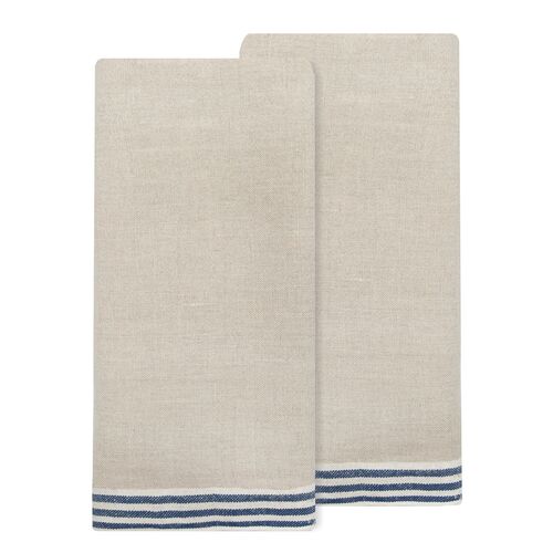 Natural Alsace Tea Towels, Set of 2