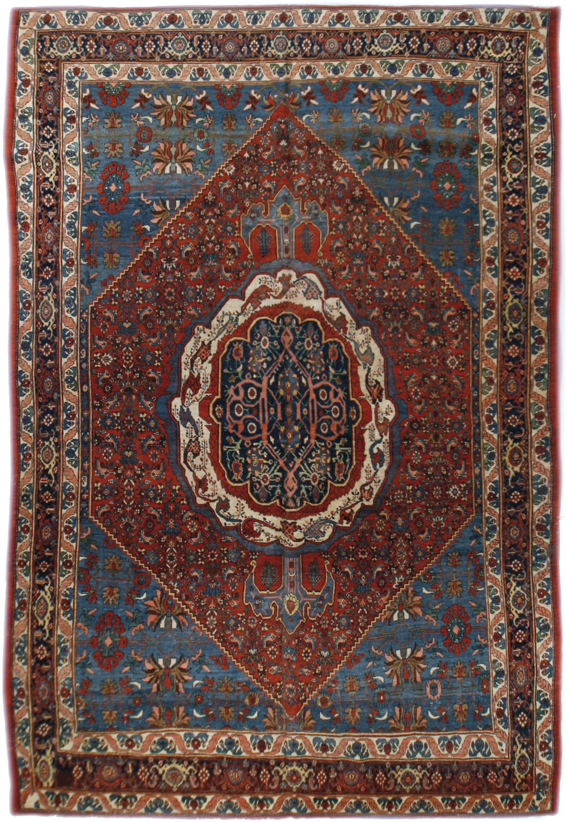 Antique Persian Bidjar Rug 7'9 X 12'2~P77662933