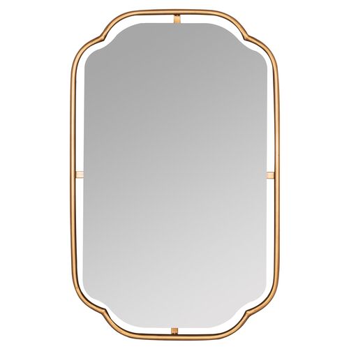 Madix Wall Mirror, Gold~P77536335