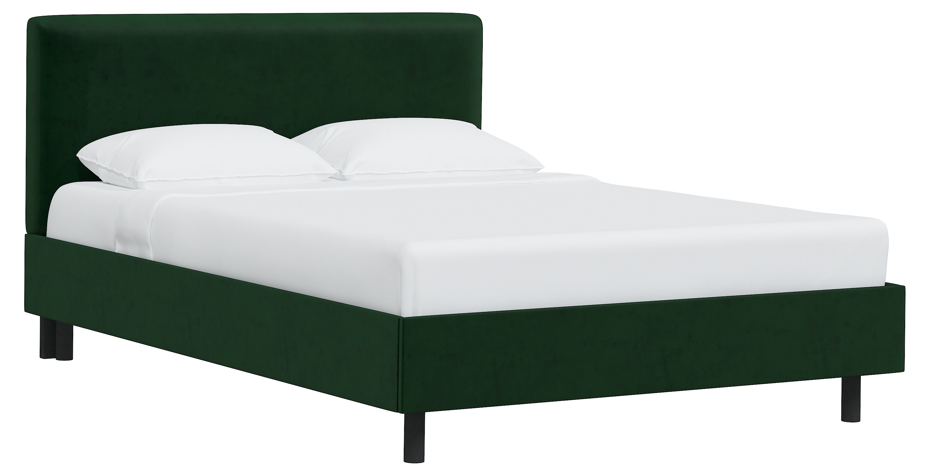 Novak Velvet Platform Bed One Kings Lane