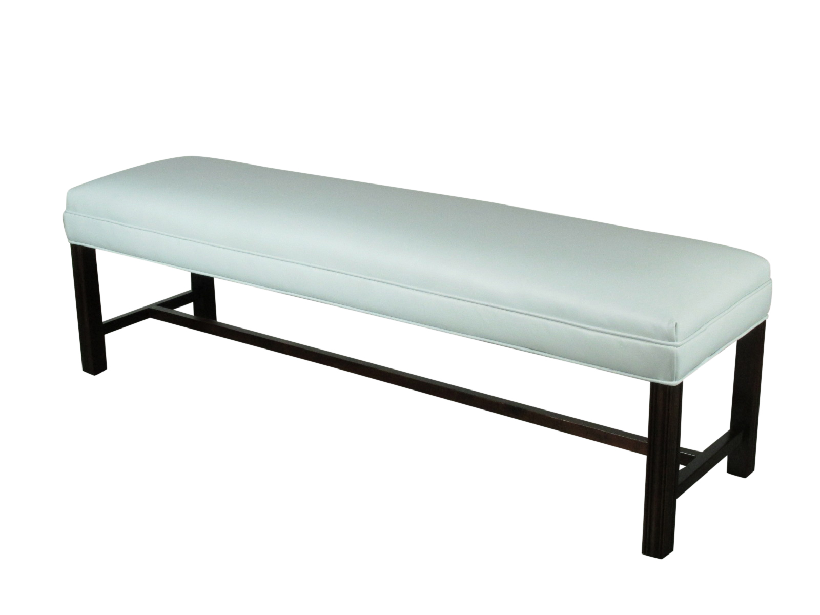 Chippendale Style Leather bench~P77677158
