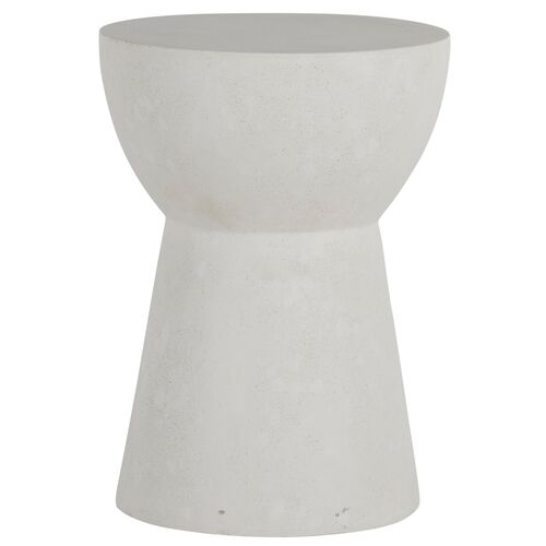 Ibis Outdoor End Table, Cast Stone~P77619695