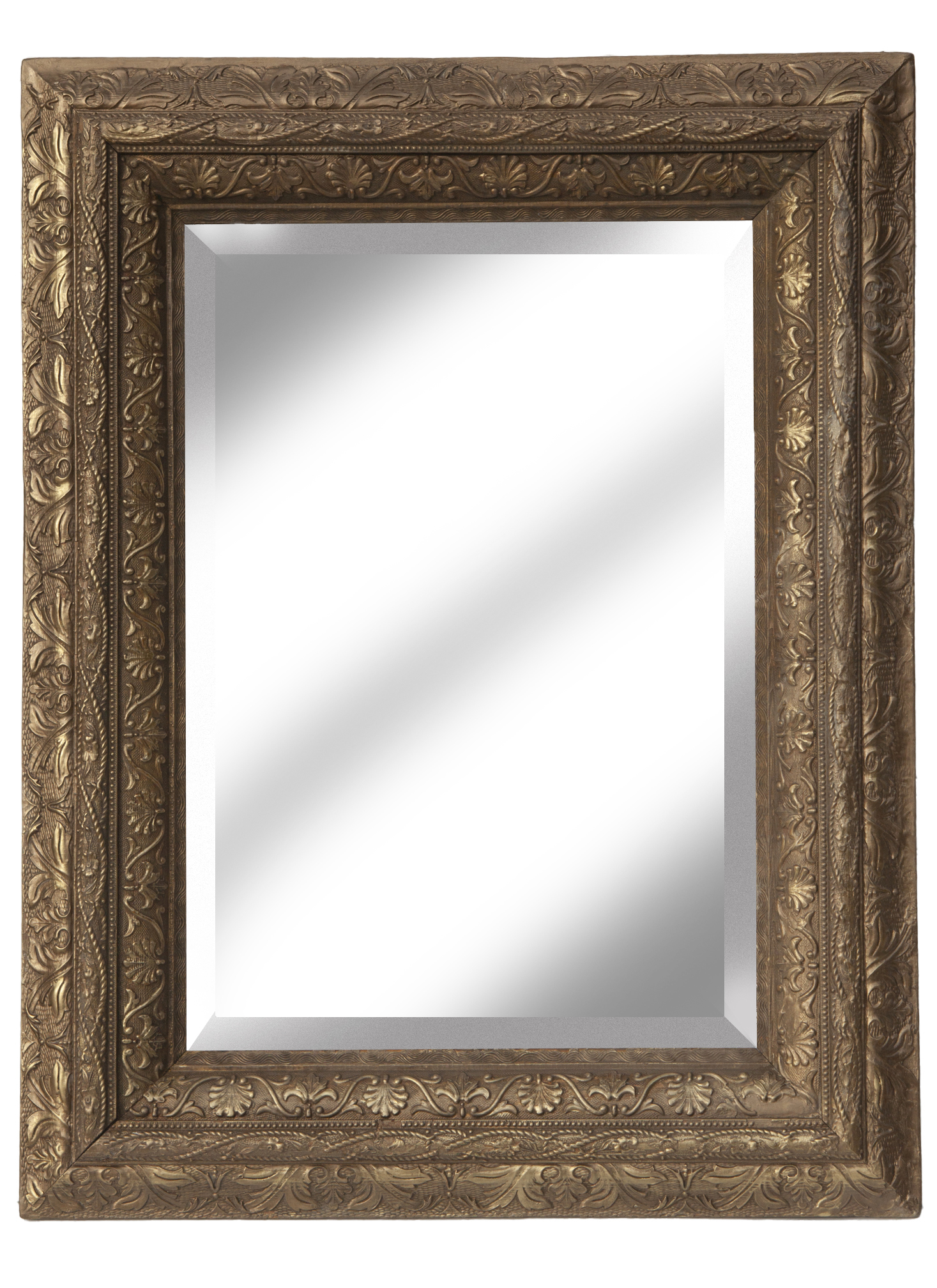 Large Victorian Aged Gold Mirror~P77726367