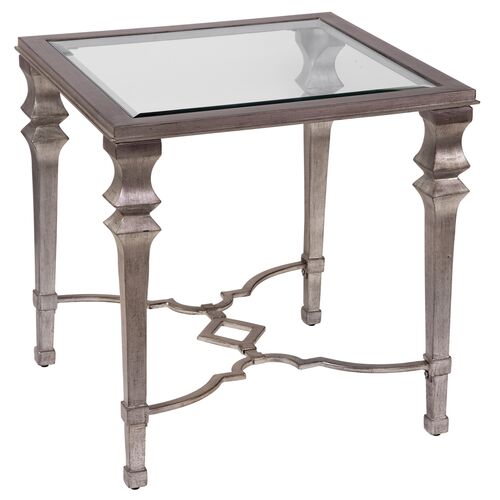 Hastings Square End Table, Burnished Bronze