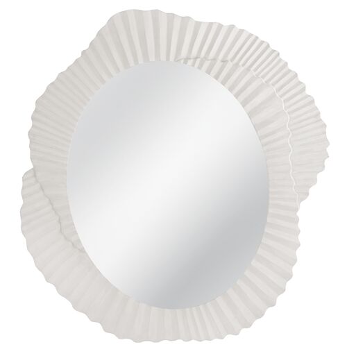 Bex Wall Mirror, Matte White