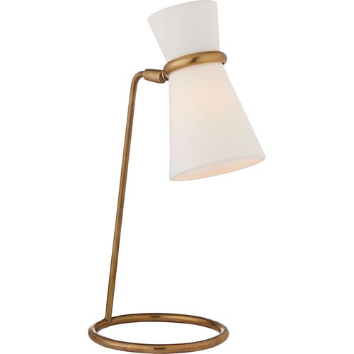 Clarkson Table Lamp, Hand Rubbed Antique Brass