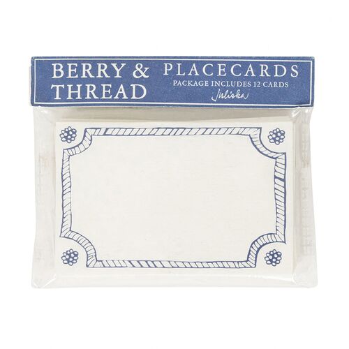S/12 Berry & Thread Place Cards