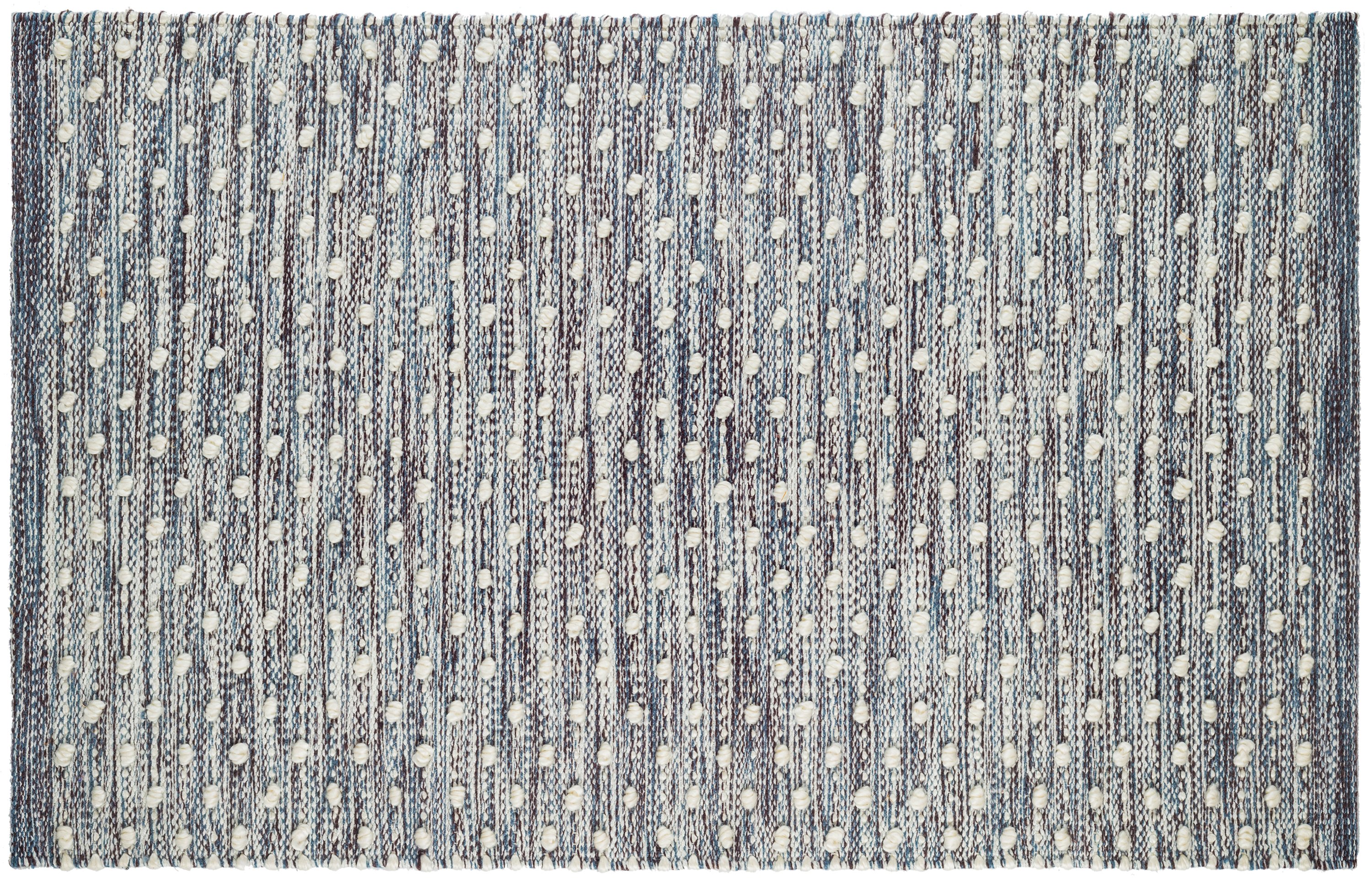 Dash & Albert Hobnail Black Indoor/Outdoor Rug 2'x3