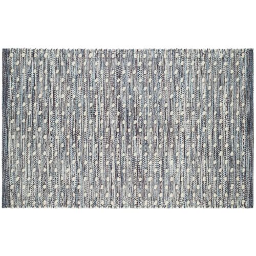 Dash & Albert Hobnail Black Indoor/Outdoor Rug 2'x3